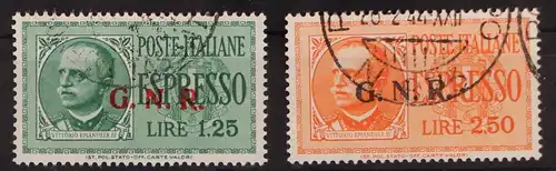 Italien Militärpost B 33-34 gestempelt #GM835