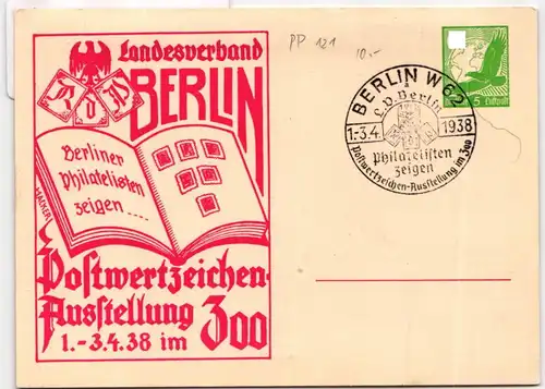 Deutsches Reich PP142/C28-04 als Ganzsache Berlin #BD170