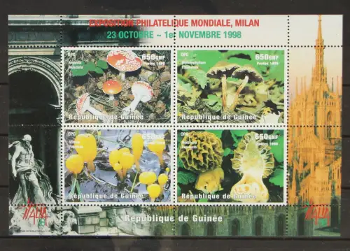 Guinea Block 545 postfrisch Pilze #GH260