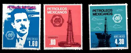 Mexiko 1578-1580 postfrisch Geschichte #GN420