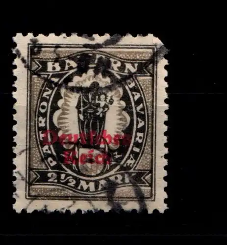 Deutsches Reich 133 Typ II gestempelt geprüft Infla #GR574