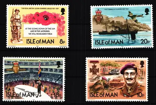 Großbritannien Isle of Man 196-199 postfrisch Geschichte #GN393