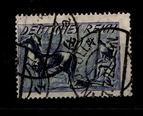 Deutsches Reich 176b gestempelt geprüft Infla #GV071