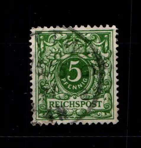 Deutsches Reich 46a gestempelt tiefst geprüft Zenker BPP #GV826