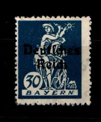 Deutsches Reich 123 gestempelt geprüft Infla #GR500