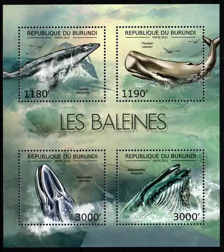 Burundi 2605-2608 postfrisch Tiere #GQ538