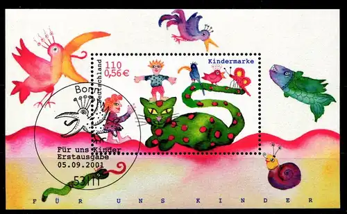 BRD Block 55 gestempelt #GK950