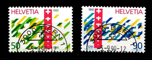 Schweiz 1421-1422 gestempelt #GK977