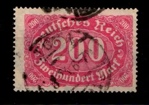 Deutsches Reich 248b gestempelt tiefst geprüft Infla BPP #GT040