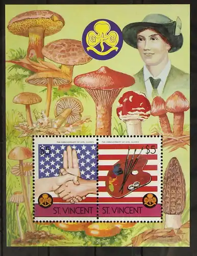 St. Vincent Block 31 postfrisch Pfadfinder #GH321