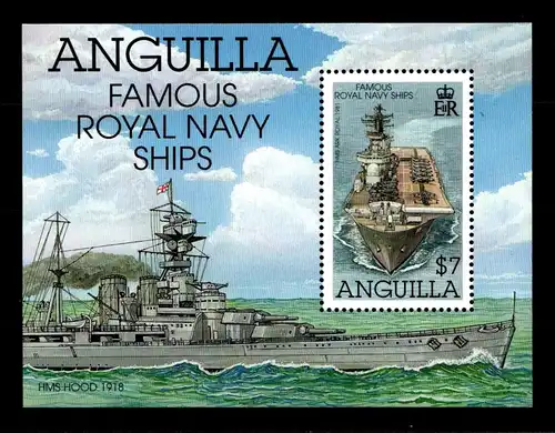 Anguilla Block 107 mit 1114 postfrisch Schifffahrt #GQ793