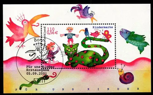 BRD Block 55 gestempelt #GK952