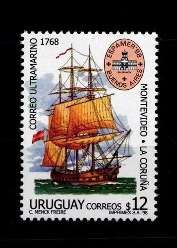 Uruguay 2384 postfrisch Schifffahrt #GQ721