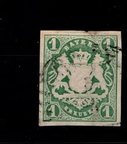 Bayern 14 gestempelt breitrandig #GT624