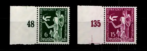 Deutsches Reich 622-623 postfrisch vom Seitenrand #GV278