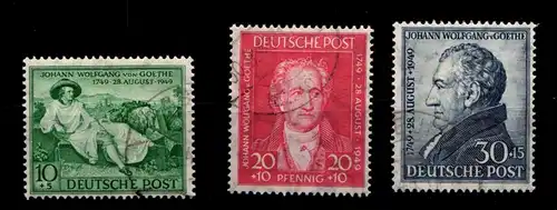 Bizone 108-110 gestempelt #GV557