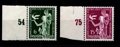 Deutsches Reich 622-623 postfrisch vom Seitenrand #GV280