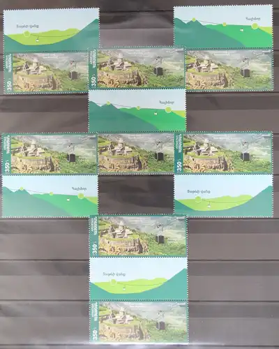 Armenien 812 postfrisch Zzusammendrucke aus Kleinbogen / CEPT #GG601