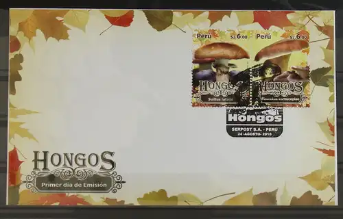 Peru 2463 und 2464 gestempelt Paar / als FDC #GG322