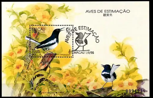 Macau Block 30 gestempelt #GI500