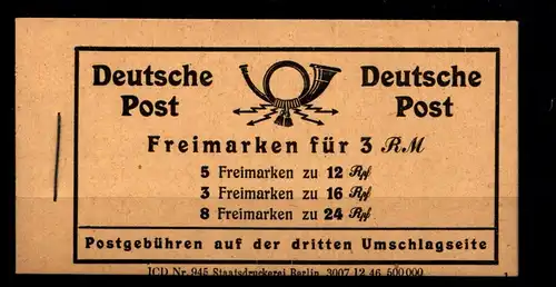 Alliierte Besetzung MH 50 RLV XXXIII postfrisch #GM889