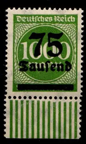 Deutsches Reich 288 postfrisch Unterrand #GS442