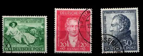 Bizone 108-110 gestempelt #GV559