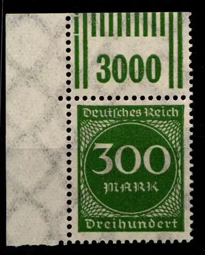 Deutsches Reich 270WOR 2/9/2 postfrisch vom Eckrand #GS509