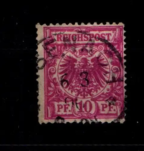 Deutsches Reich 47aa gestempelt geprüft Zenker BPP, leichte Mängel #GV876