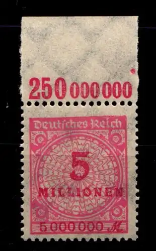 Deutsches Reich 317POR postfrisch Platte A #GS636