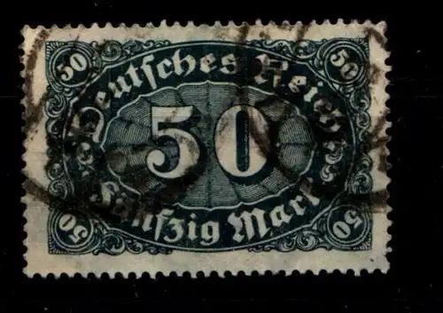 Deutsches Reich 246b gestempelt geprüft Infla BPP, leichte Mängel #GT055