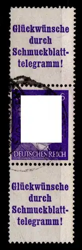 Deutsches Reich S287 gestempelt Zahnfehler #GS294