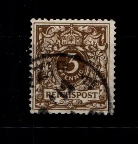 Deutsches Reich 45a gestempelt geprüft Zenker BPP #GV793