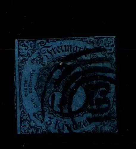 Thurn & Taxis 8 gestempelt stärkere Mängel #GT941