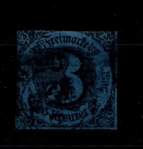 Thurn & Taxis 8 gestempelt typischer Taxisschnitt, 2seitig berührt #GQ475