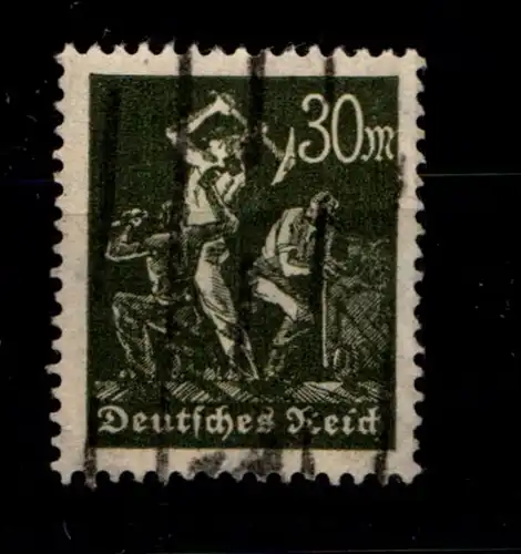 Deutsches Reich 243b gestempelt tiefst geprüft Infla #GT018