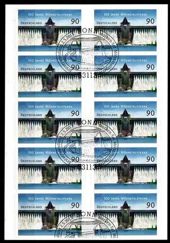 BRD 3009 gestempelt als Folienblatt 30 #GK160