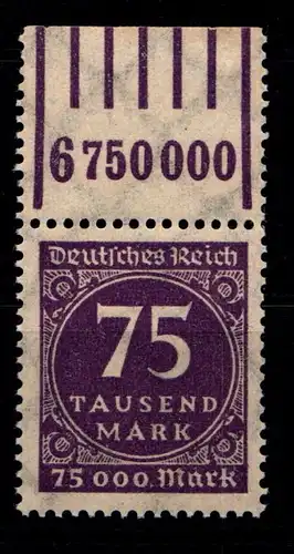 Deutsches Reich 276 WOR postfrisch #GS365