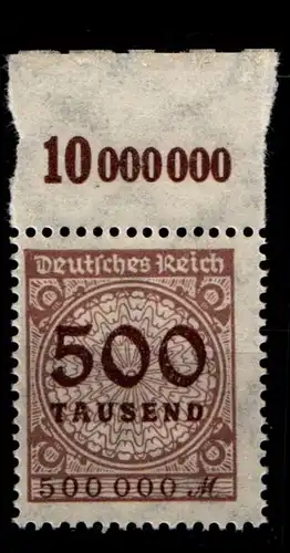 Deutsches Reich 313POR postfrisch #GS610