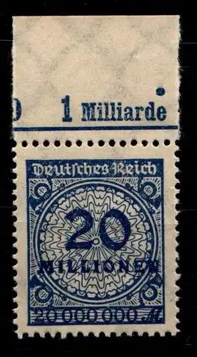 Deutsches Reich 319 APaOR postfrisch Platte C #GS655