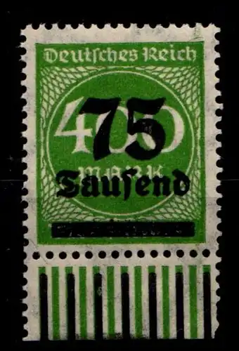 Deutsches Reich 287 postfrisch Unterrand #GS436