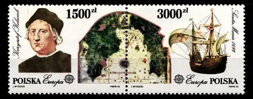 Polen 3377-3378 postfrisch Paar Schifffahrt #GZ066