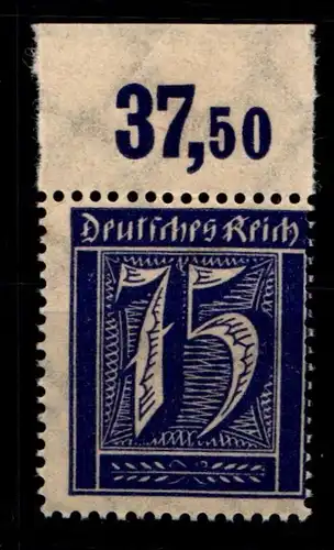 Deutsches Reich 185POR postfrisch #GS751