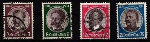 Deutsches Reich 540-543 gestempelt #GS032