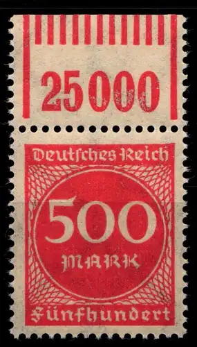 Deutsches Reich 272W OR postfrisch 1/11/1 #GX209