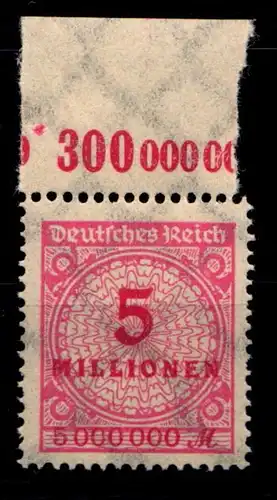 Deutsches Reich 317POR postfrisch Platte A #GS639