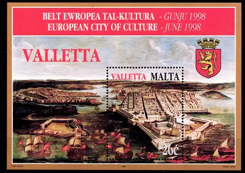 Malta Block 16 mit 1036 postfrisch Kultur #GW023