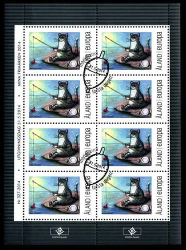 Aland 394 gestempelt als Kleinbogen #GO794