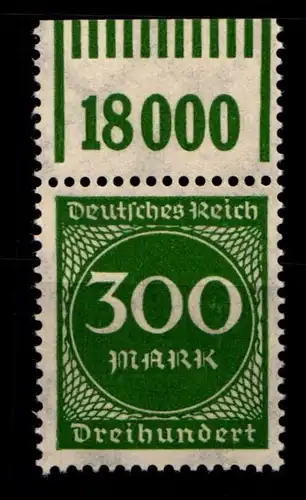 Deutsches Reich 270WOR postfrisch 1/11/1 #GS830