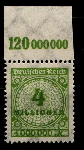 Deutsches Reich 316POR postfrisch Platte A #GS626